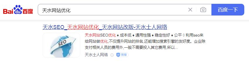 天水网站优化关键词排名图