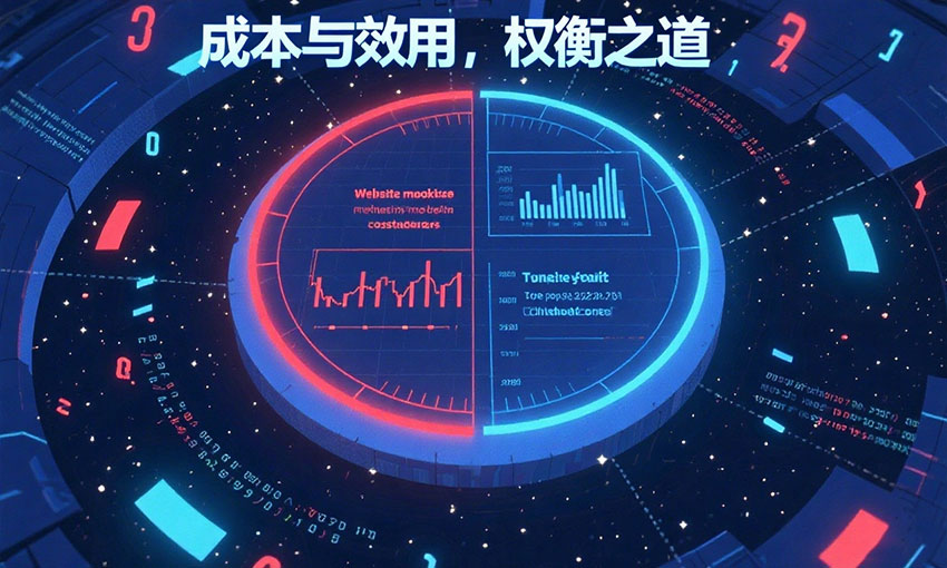 网站制作成本费用与功能效用的对比衡量