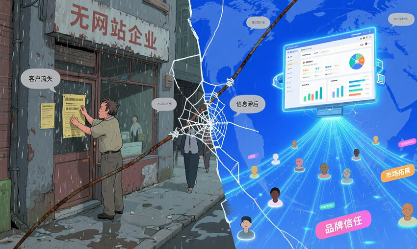 企业认为“不需要网站”的后果分析
